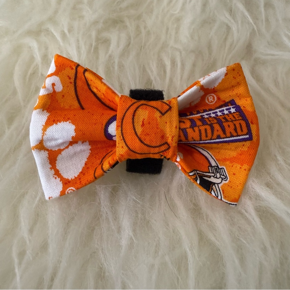 Clemson Pet Bow tie
